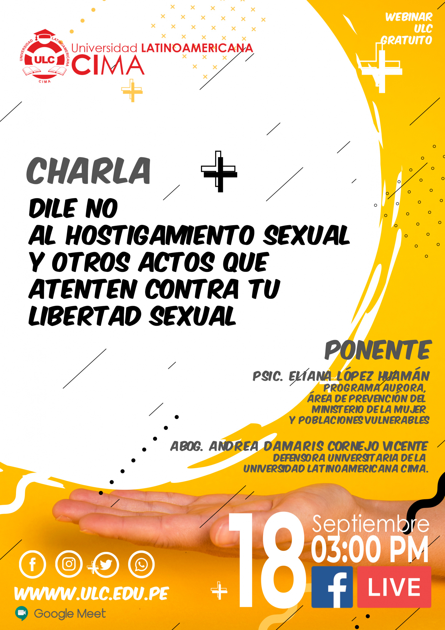 Ulc Webinar Charla Dile No Al Hostigamiento Sexual Y Otros Actos My Xxx Hot Girl 5430